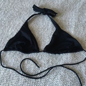 Black Triangle Bikini Top